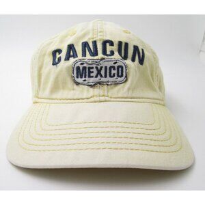 Women Cancun Mexico Embroidered Adjustable Hat (C)